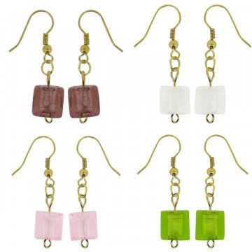 Pendientes cristal murano. Modelo 05 colores surti