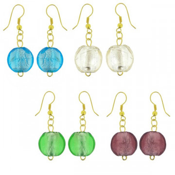 Pendientes cristal murano. Modelos 02 colores surt