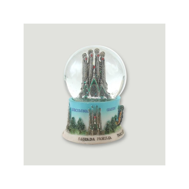 Bola cristal y resina Sagrada Familia mediana Bola cristal y resina Sagrada Familia mediana