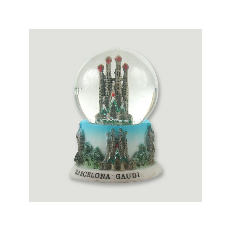 Bola cristal y resina Sagrada Familia pequeña Bola cristal y resina Sagrada Familia pequeña
