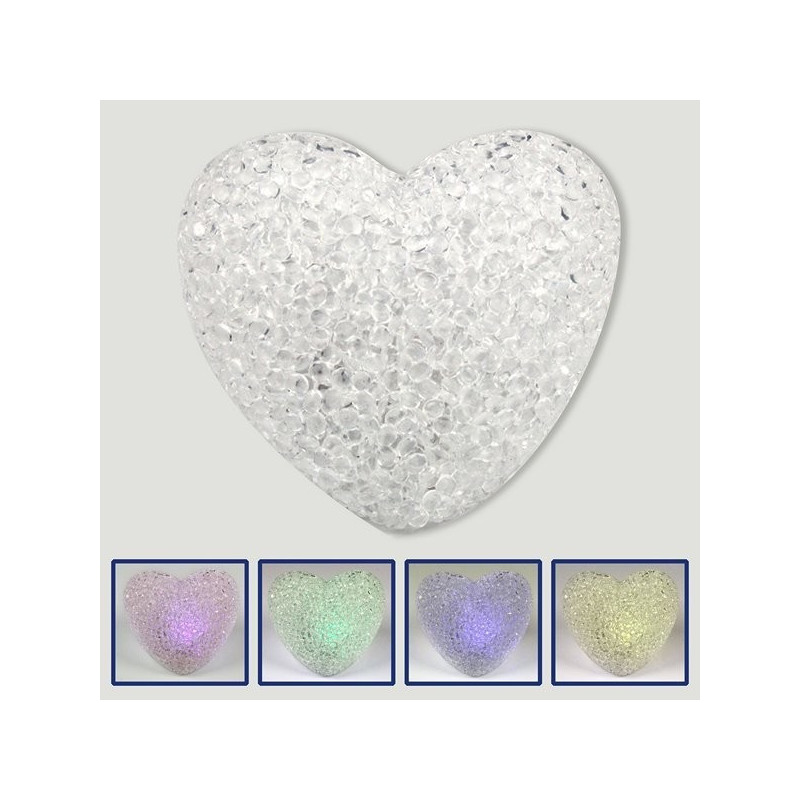 Corazon grande plastico blando con LED Corazon grande plastico blando con LED