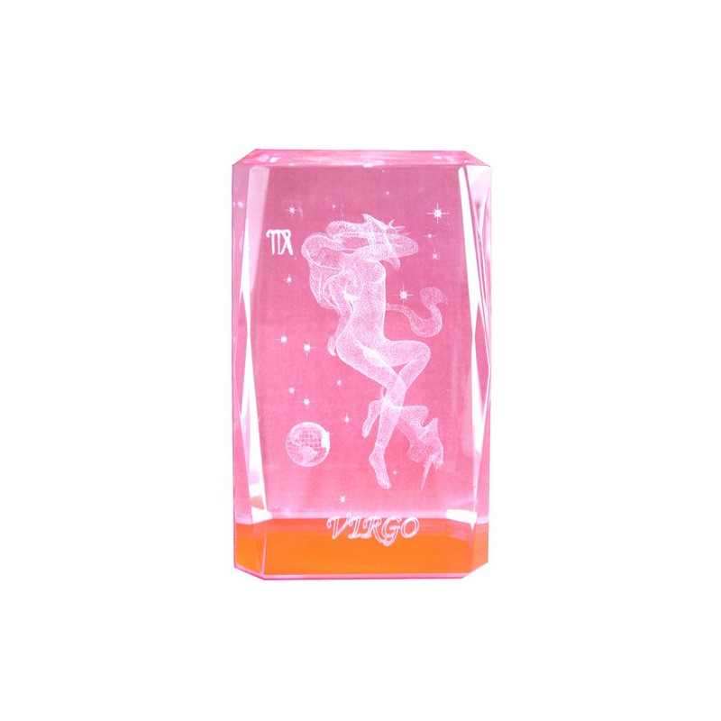 Cubo cristal color 5x5x8cm Virgo Cubo cristal color 5x5x8cm Virgo