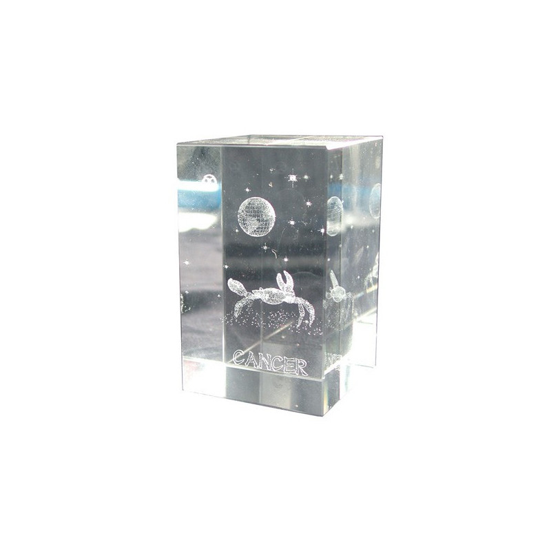 Cubo cristal reconst. 5x8cm Cancer Cubo cristal reconst. 5x8cm Cancer