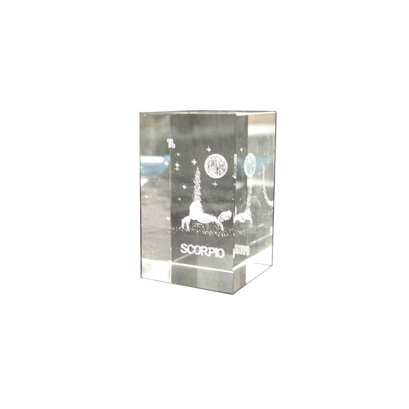 Cubo cristal reconst. 5x8cm Escorpion Cubo cristal reconst. 5x8cm Escorpion