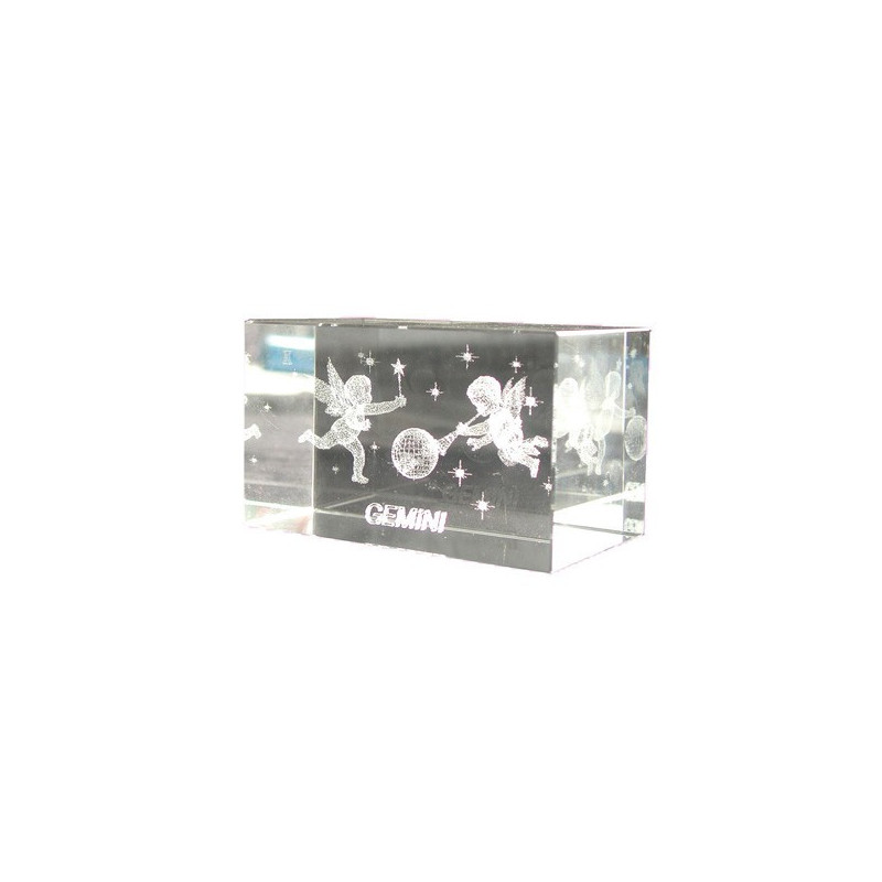 Cubo cristal reconst. 5x8cm Geminis Cubo cristal reconst. 5x8cm Geminis