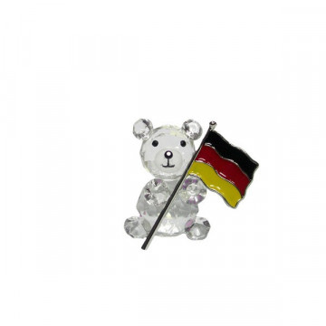 Oso de crist. c/bandera de Alemania