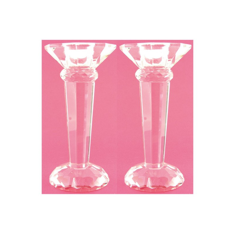 Pareja candelabro vidrio mod 04 12,5cm Pareja candelabro vidrio mod 04 12,5cm