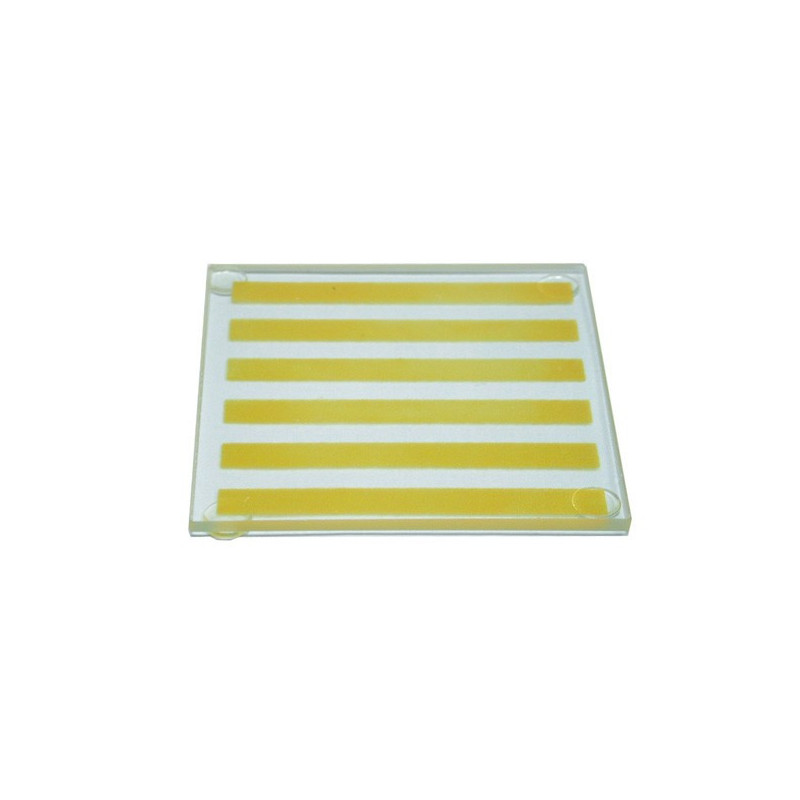 Posavasos cristal rayas dorado Posavasos cristal rayas dorado