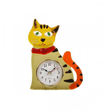 Reloj cristal animales gato