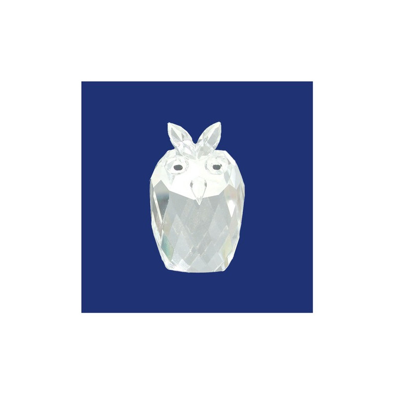 Buho cristal reconsituido 6,5x4cm Buho cristal reconsituido 6,5x4cm