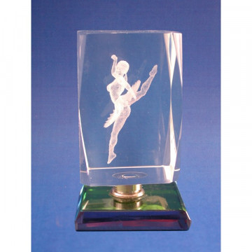 Cubo crist.color 4x4x6cm bailarina nº1