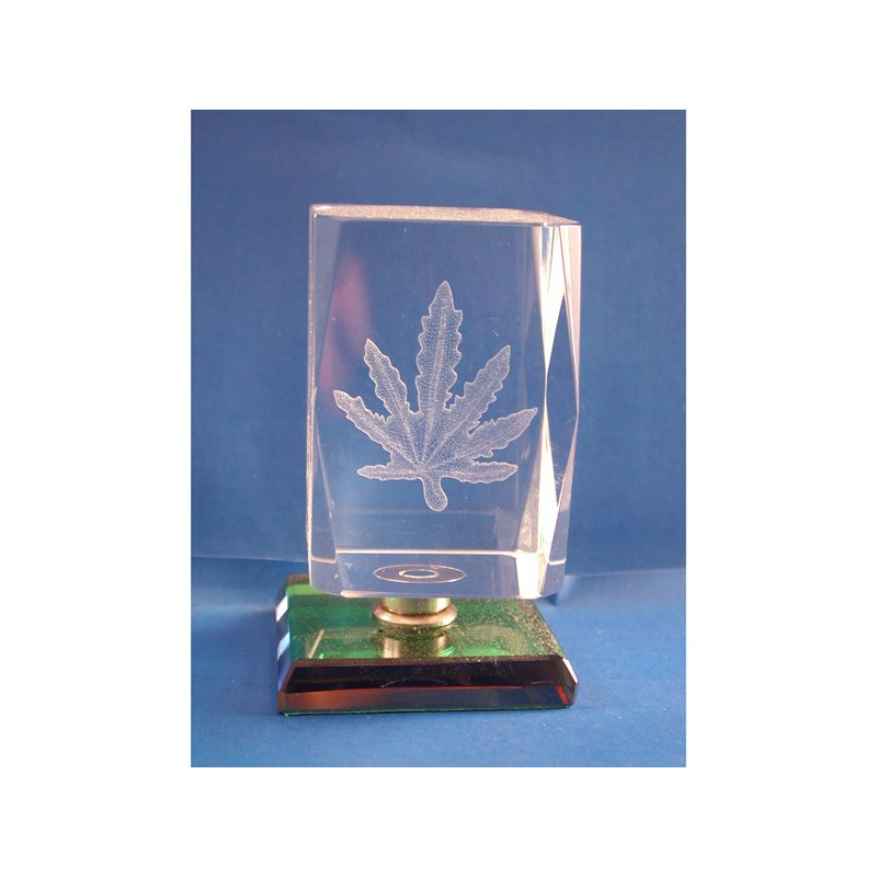 Cubo crist.color 4x4x6cm cannabis Cubo crist.color 4x4x6cm cannabis