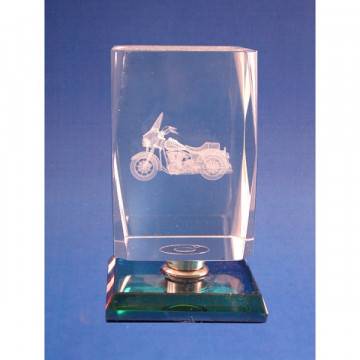 Cubo crist.color 4x4x6cm Harley