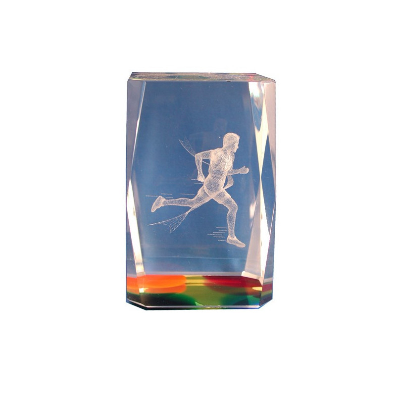Cubo crist.color 5x5x8cm atletismo Cubo crist.color 5x5x8cm atletismo