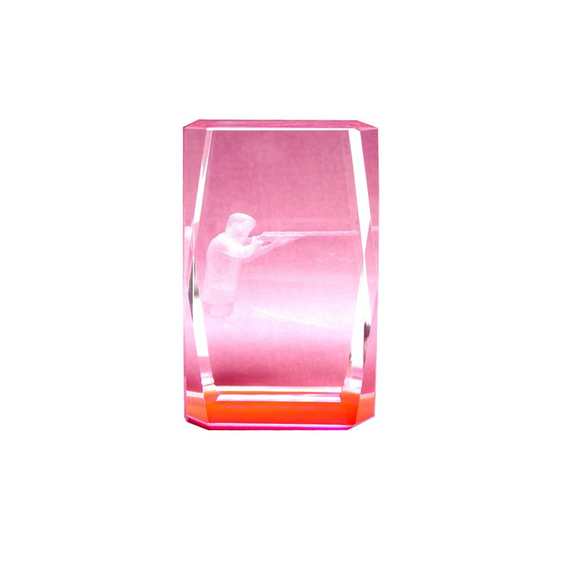 Cubo crist.color 5x5x8cm cazador Cubo crist.color 5x5x8cm cazador