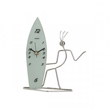 Reloj meta Tabla surf horizontal con hombre y base