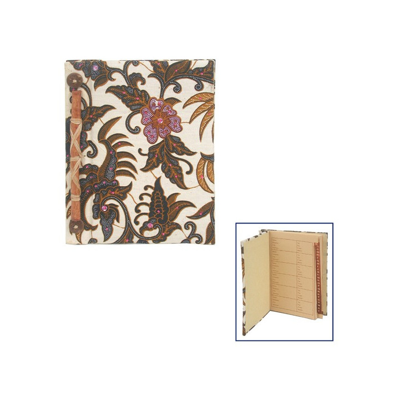 Agenda telefono batik varios colores pequeño Agenda telefono batik varios colores pequeño