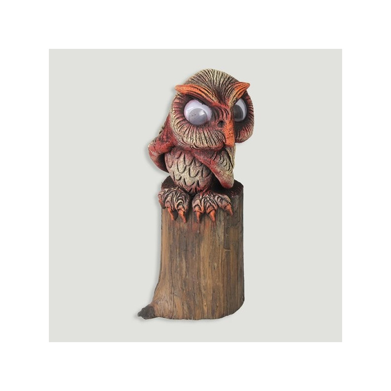 Buho en tronco. 12,5cm Buho en tronco. 12,5cm