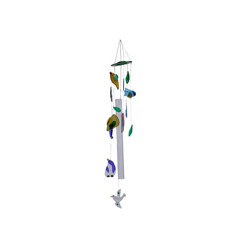 Movil cristal pajaro Movil cristal pajaro