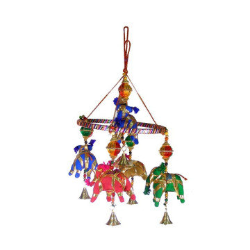 Movil tela 5 elefantes modelo 02 45cm