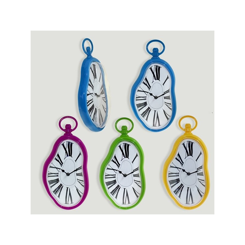 Reloj platicos pared con numeros romanos. Colores Reloj platicos pared con numeros romanos. Colores