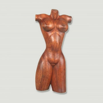 Abstracto madera torso mujer 30cm