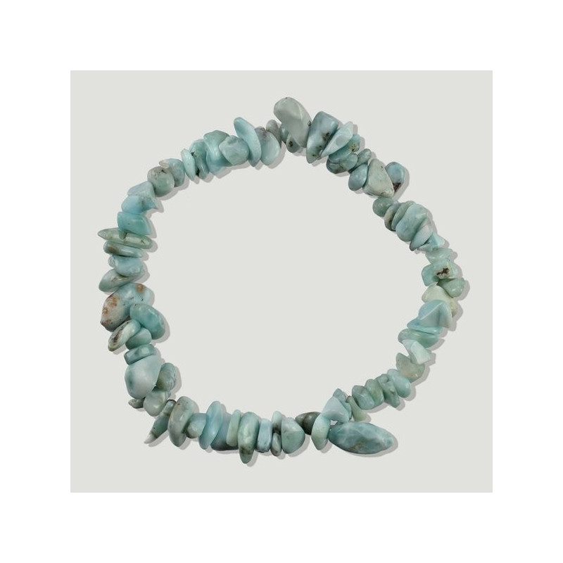 Pulsera chip elastica Larimar Pulsera chip elastica Larimar