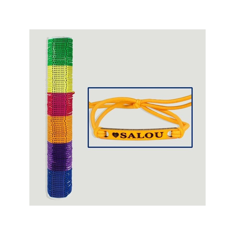 Pulsera goma en tubo Salou Pulsera goma en tubo Salou