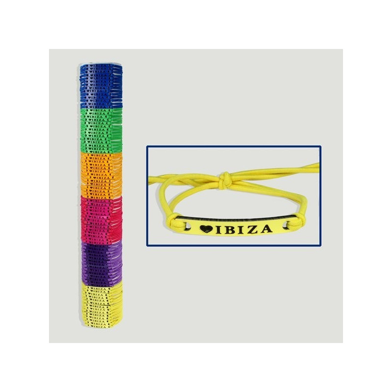 Pulsera goma en tubo Ibiza Pulsera goma en tubo Ibiza
