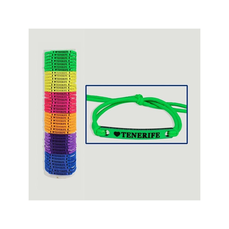 Pulsera goma en medio tubo Tenerife Pulsera goma en medio tubo Tenerife