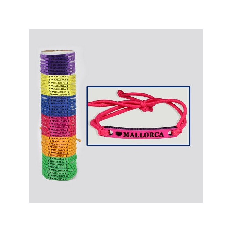 MALLORCA. Pulsera goma colores. Medio Tubo MALLORCA. Pulsera goma colores. Medio Tubo