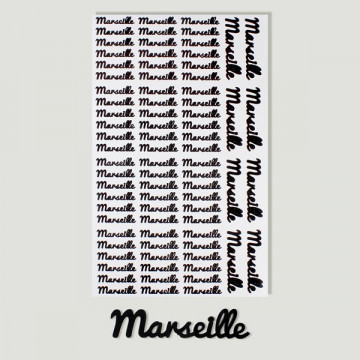 Francia, MARSEILLE. Etiqueta para personalizar productos