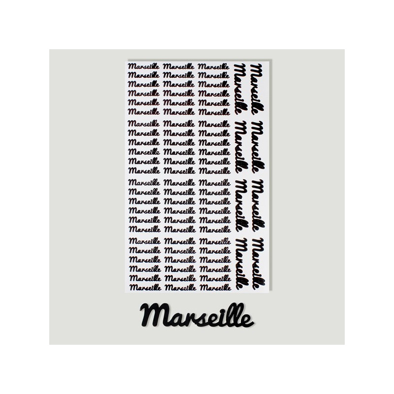 Francia, MARSEILLE. Etiqueta para personalizar productos Francia, MARSEILLE. Etiqueta para personalizar productos