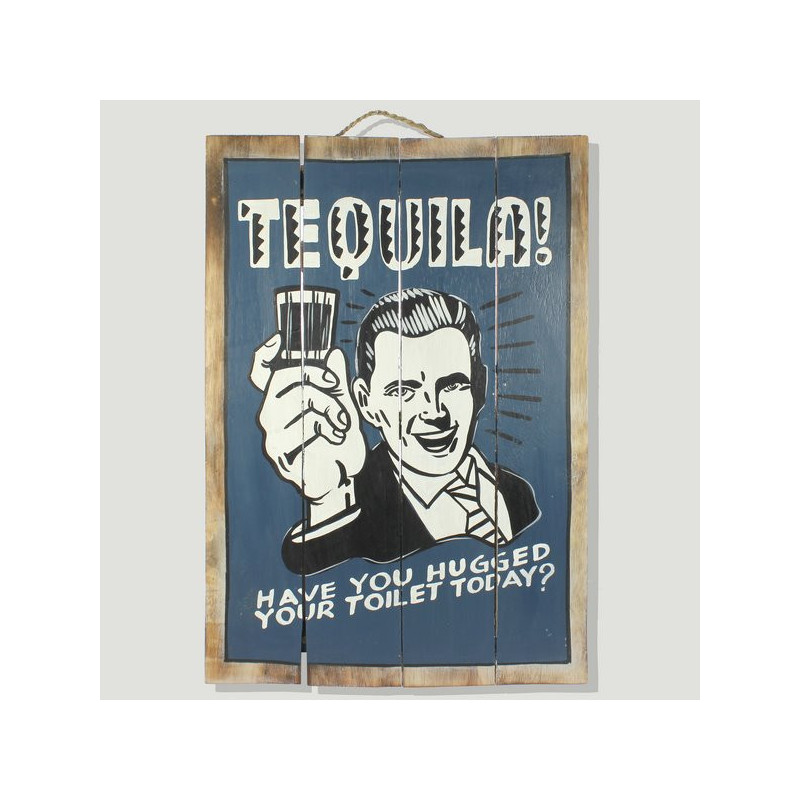 Panel madera TEQUILA 40x60cm Panel madera TEQUILA 40x60cm