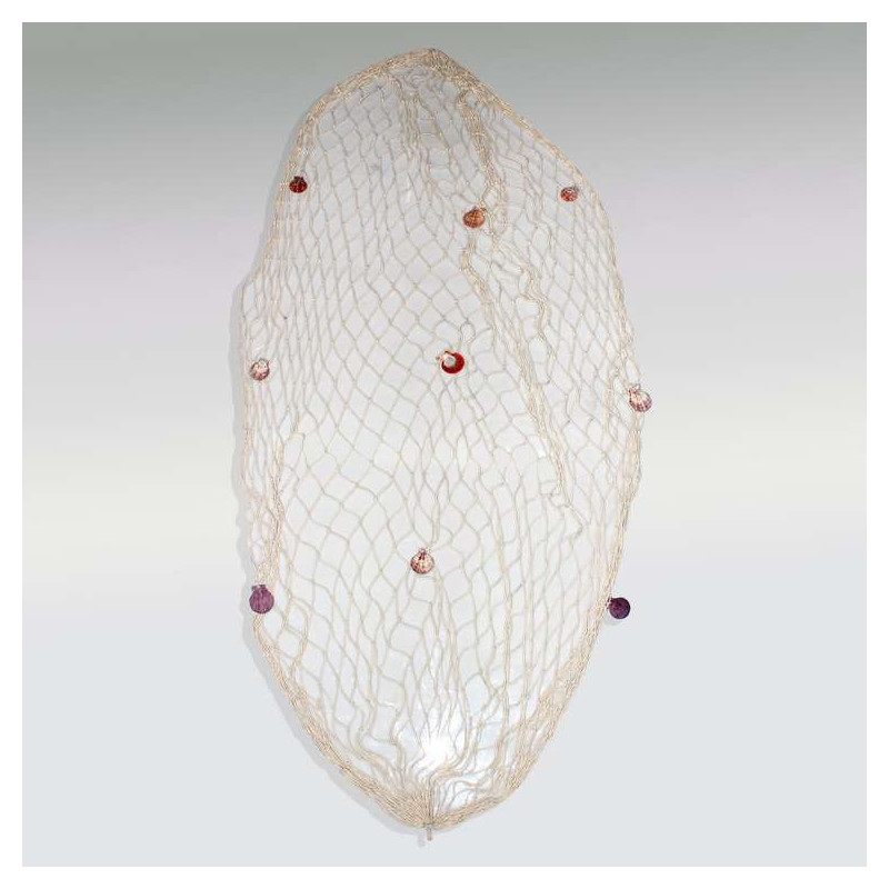 Red nautica cuerda con conchas 120cm aprox Red nautica cuerda con conchas 120cm aprox