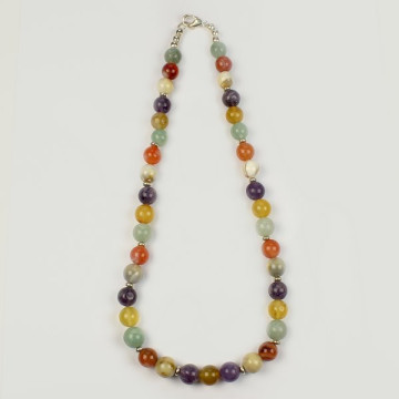 Collar Bola diferentes colores. Procedencia India. 45cm