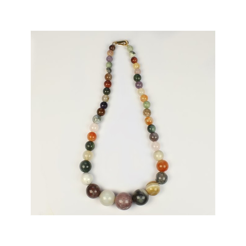 Collar bola degrade Agata. Procedencia India. 45cm Collar bola degrade Agata. Procedencia India. 45cm