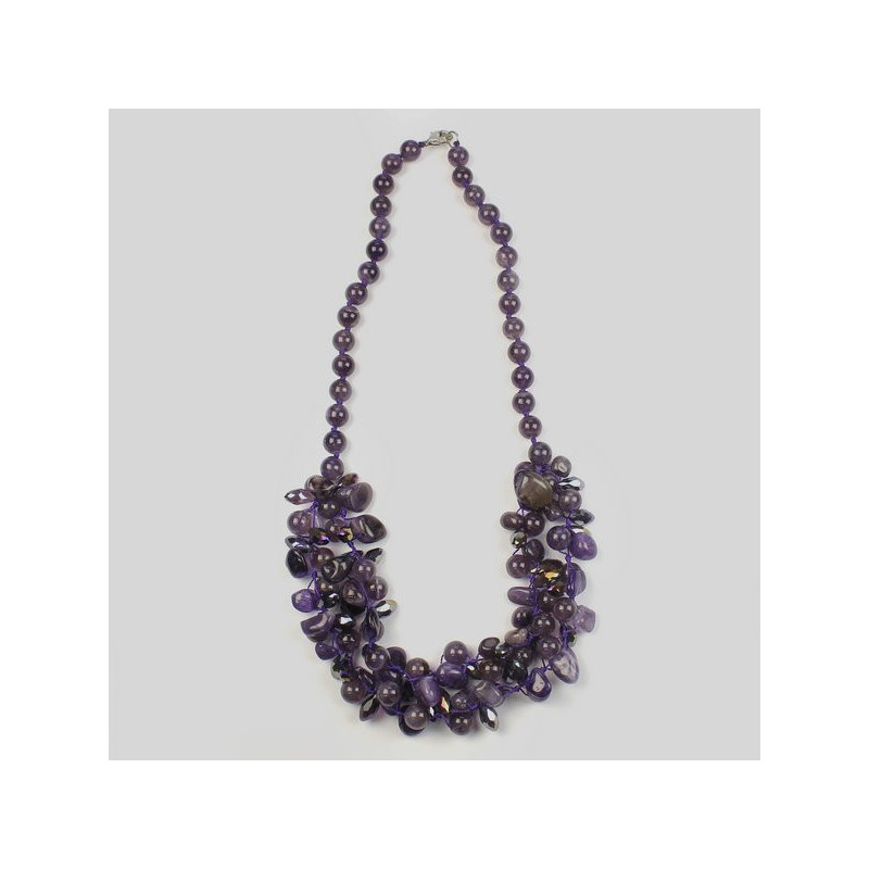Collar Amatista. 2 vueltas 50cm Collar Amatista. 2 vueltas 50cm