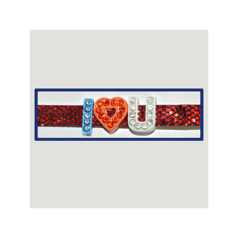 Gancho 09 – Pulsera con nombre I love you. Colores surtidos. Gancho 09 – Pulsera con nombre I love you. Colores surtidos.