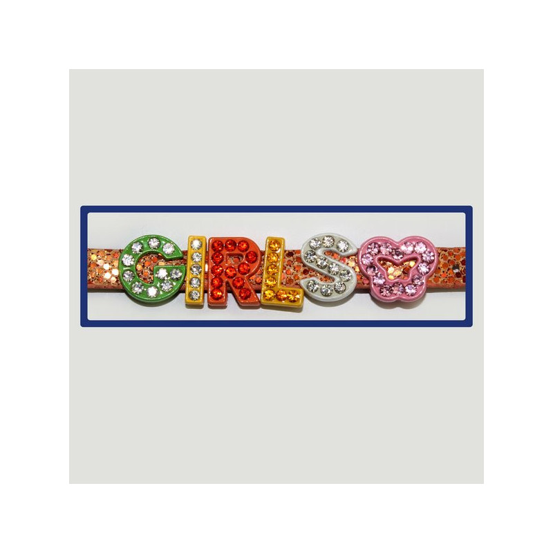 Gancho 13 – Pulsera con nombre Girls. Colores surtidos. Gancho 13 – Pulsera con nombre Girls. Colores surtidos.