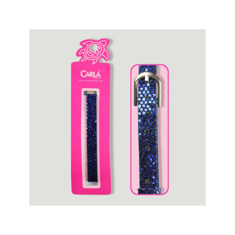 Gancho 70 – Pulsera brillante color azul marino. Gancho 70 – Pulsera brillante color azul marino.