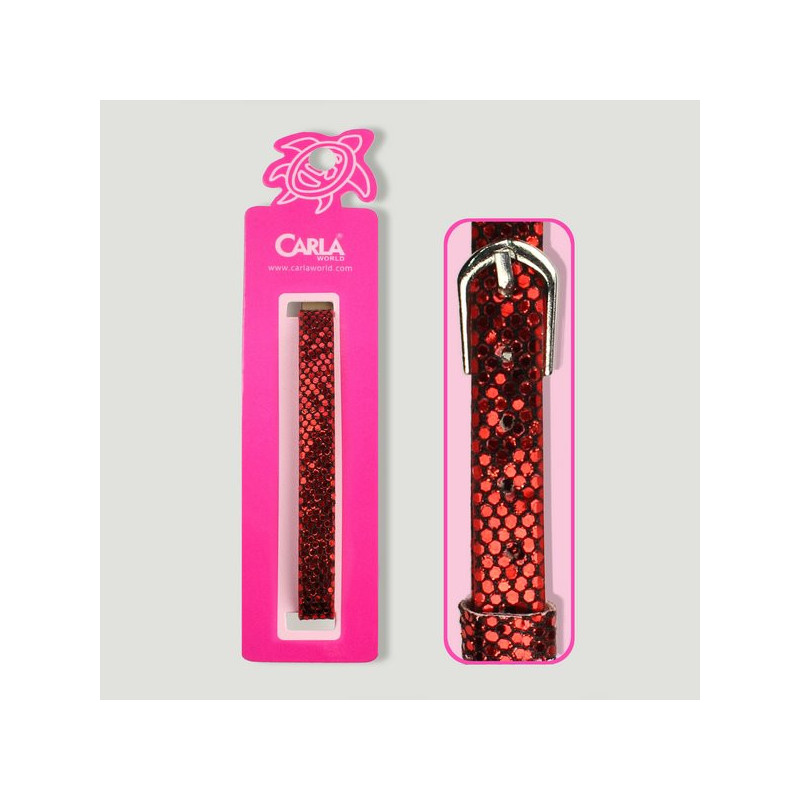 Gancho 74 – Pulsera brillante color rojo oscuro. Gancho 74 – Pulsera brillante color rojo oscuro.