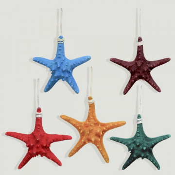Estrella Mar nudos con cuerda. Colores surtidos. 20cm