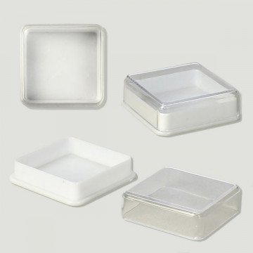 Caja plástico mini 3,5x3,5x1,2cm