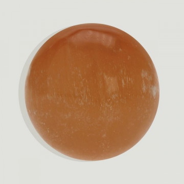 Selenita Esfera mediana naranja