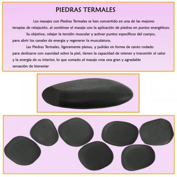 Piedra termal mediano. Entre 60-80mm