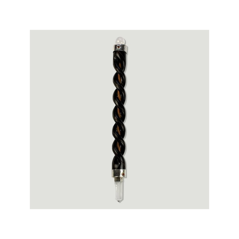 Vara de Poder madera, cobre y mineral. 26,5cm Vara de Poder madera, cobre y mineral. 26,5cm