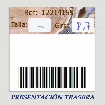 Anillo plata. Palmera fósil. 5 a 12gr. (PRECIO POR GRAMO)