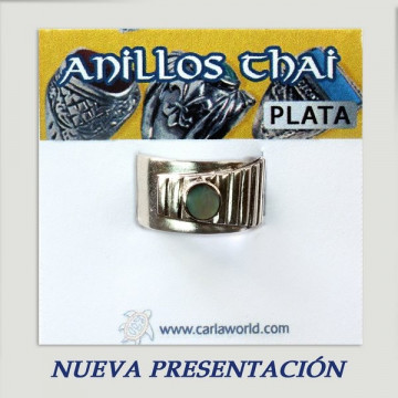 Anillo plata. Thai. 4 a 9gr. (PRECIO POR GRAMO)