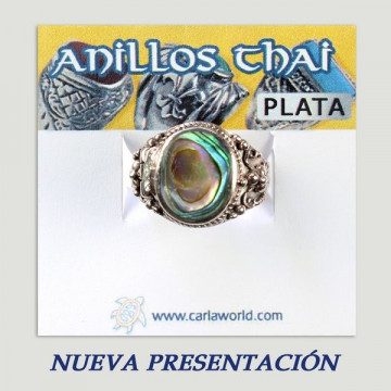 Anillo plata. Thai. 4 a 9gr. (PRECIO POR GRAMO)